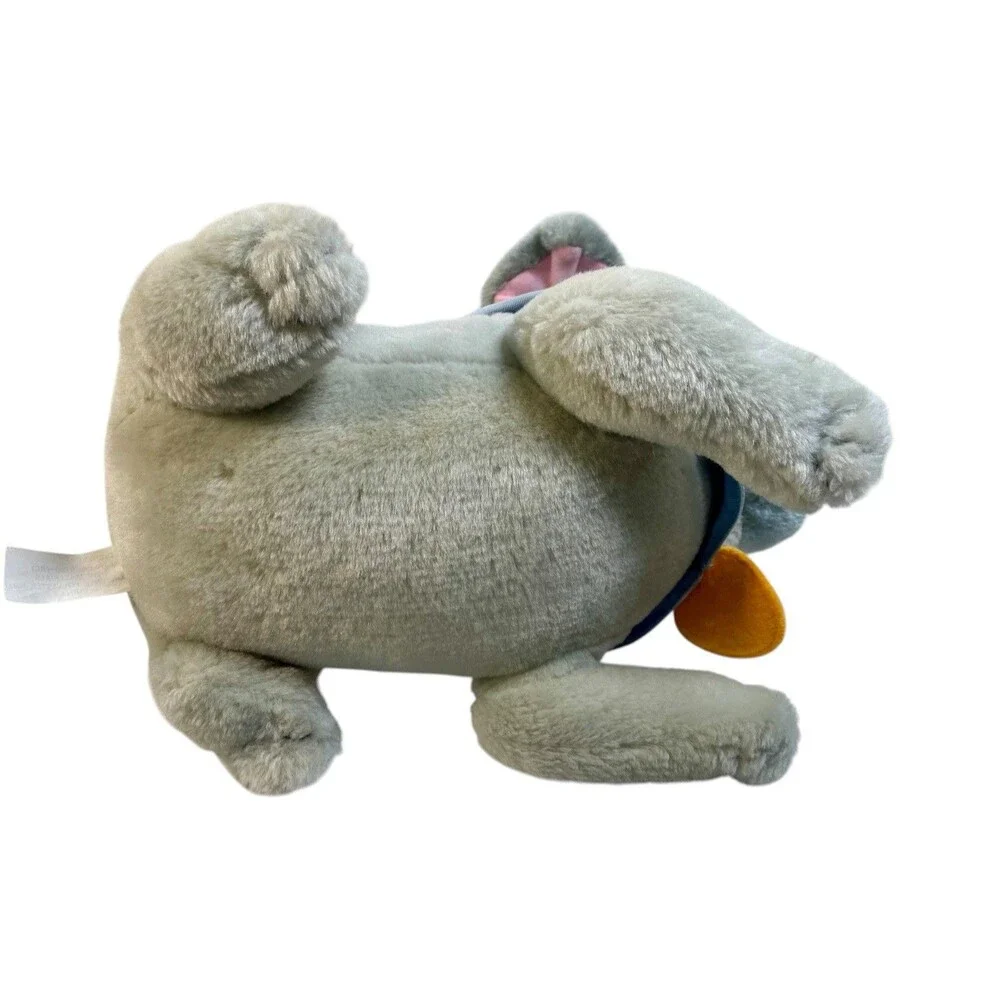 Disney Pocahontas Percy Pug Plush Vintage Applause 41824 Grey Dog 8 Inch
